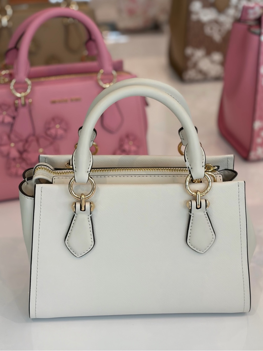 MICHAEL KORS  Marilyn Small Embellished Satchel Crossbody - Picture 7 of 7